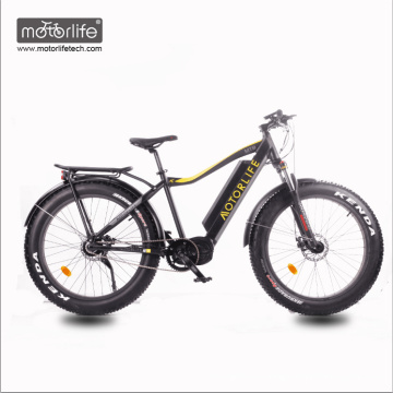 Morden Design 48V1000W 26 &#39;&#39; bicicleta motorizada con neumáticos gruesos, Bafang mid Drive motor bici eléctrica, e bike